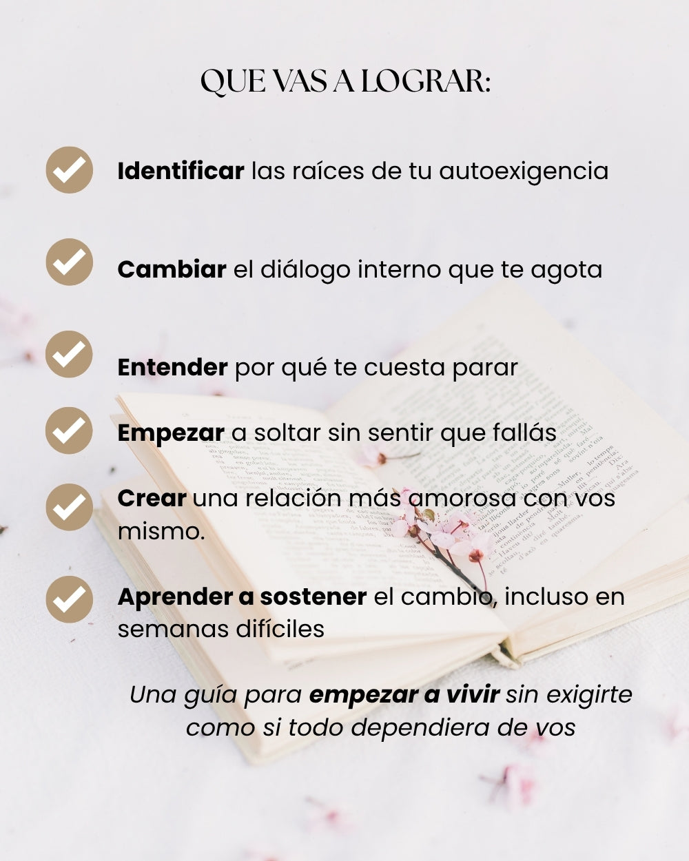 ''La trampa de poder con todo'', Cómo soltar la exigencia sin desmoronarte.