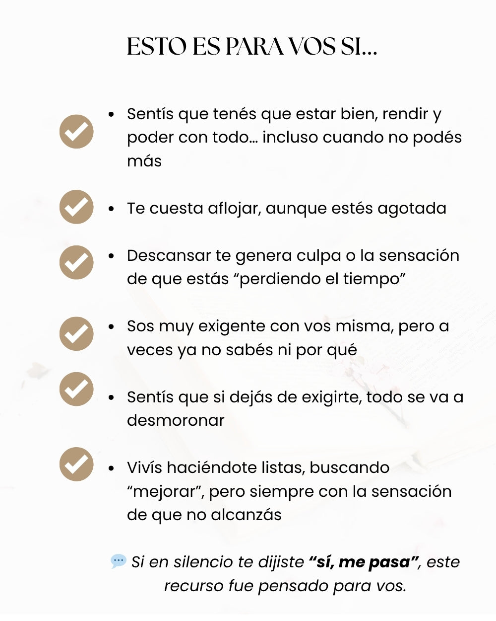 ''La trampa de poder con todo'', Cómo soltar la exigencia sin desmoronarte.