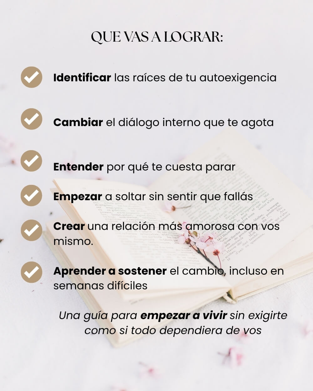 ''La trampa de poder con todo'', Cómo soltar la exigencia sin desmoronarte.