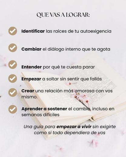 ''La trampa de poder con todo'', Cómo soltar la exigencia sin desmoronarte.